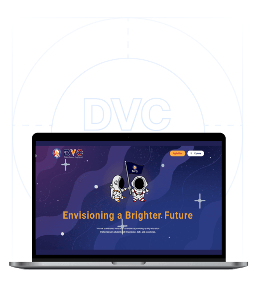 Davao Vision Colleges Website project thumbnail